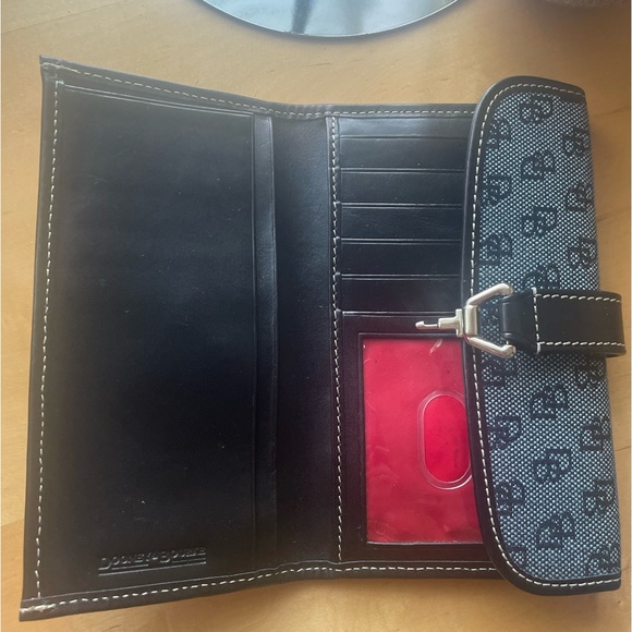 Dooney & Bourke Denim Logo Contentital Wallet - Picture 6 of 13